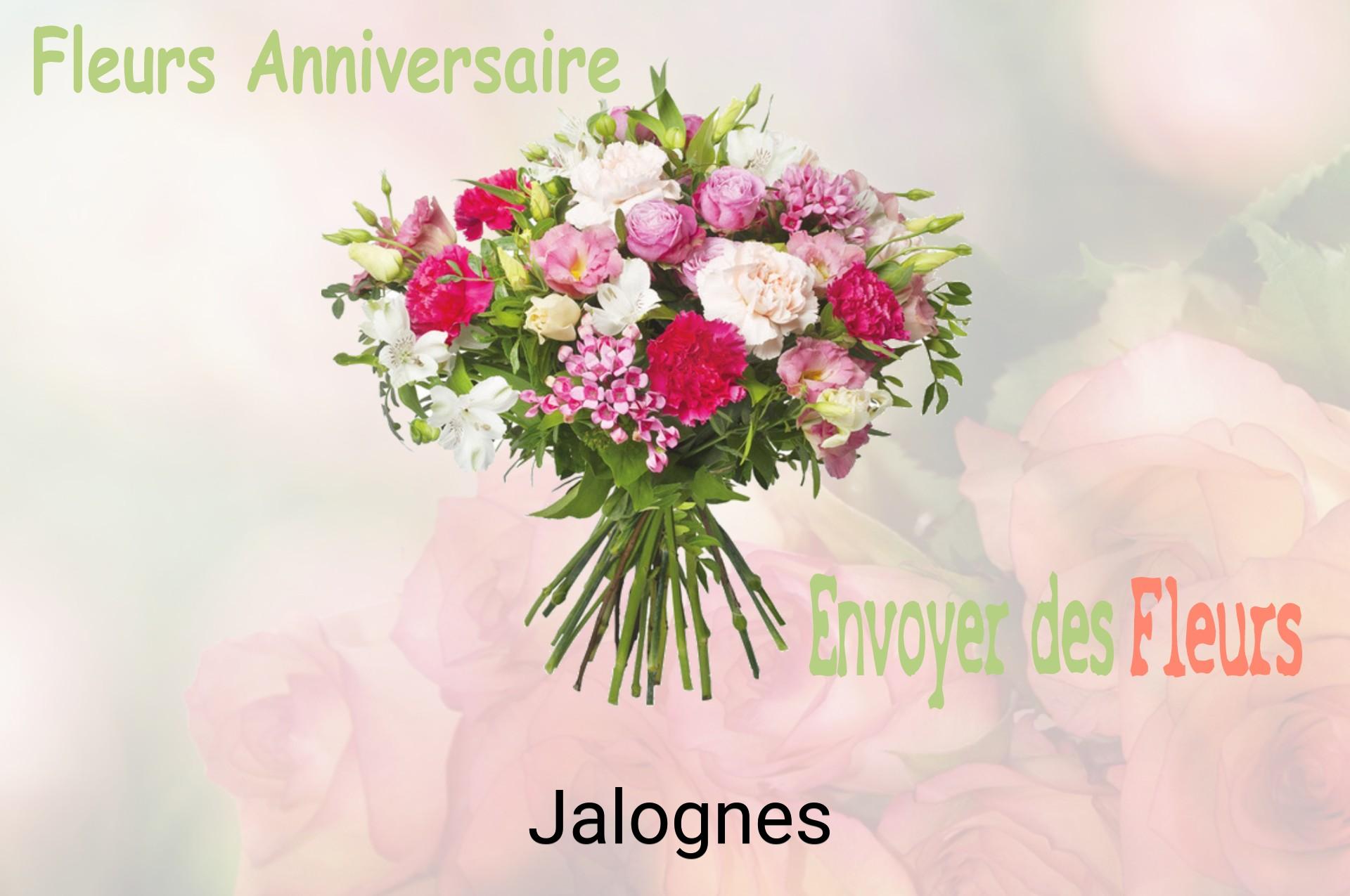 Bouquet de fleurs d’anniversaire livré à Jalognes